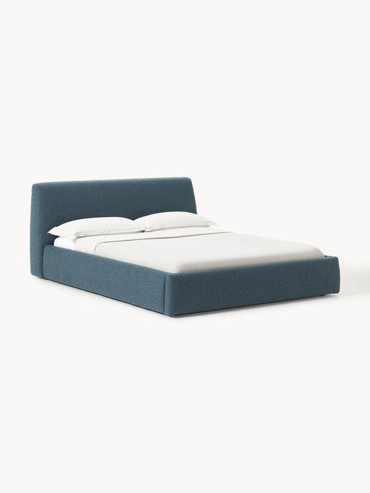 Cloud Upholstered Bed in Bouclé