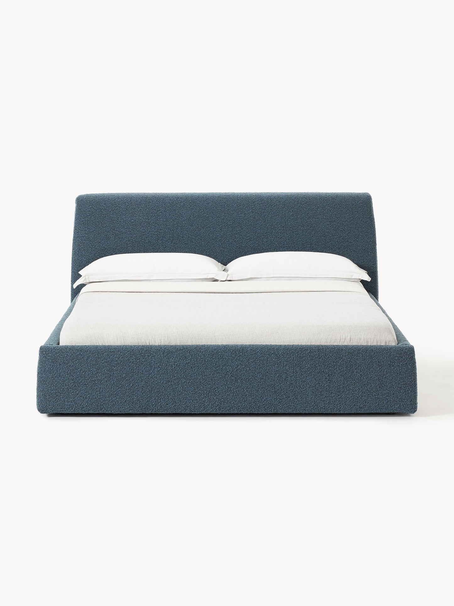 Cloud Upholstered Bed in Bouclé