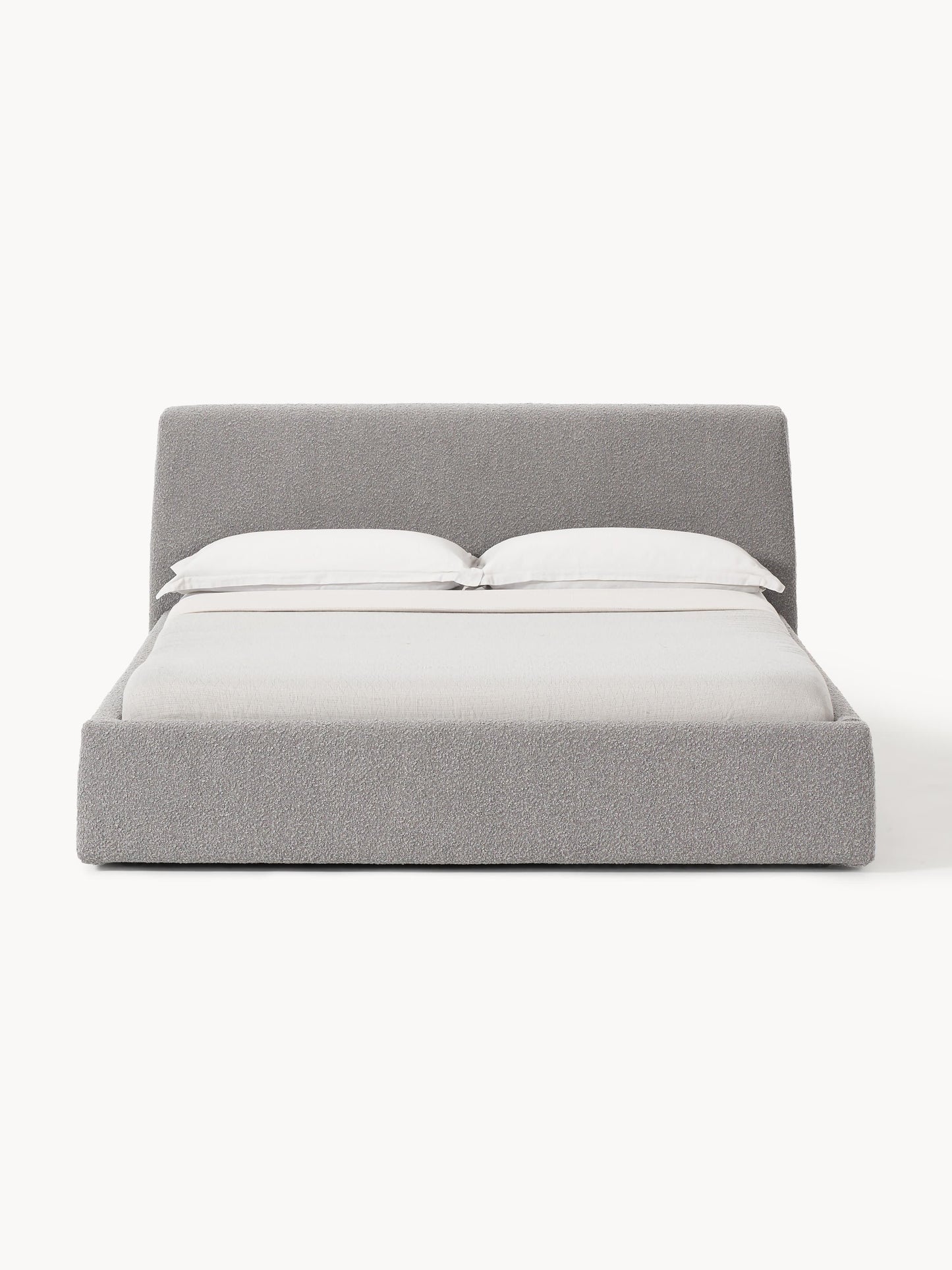 Cloud Upholstered Bed in Bouclé