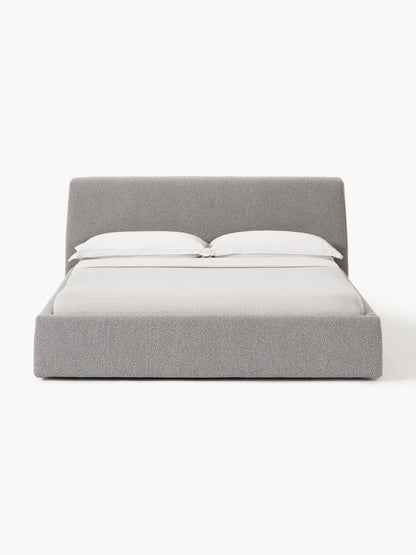 Cloud Upholstered Bed in Bouclé