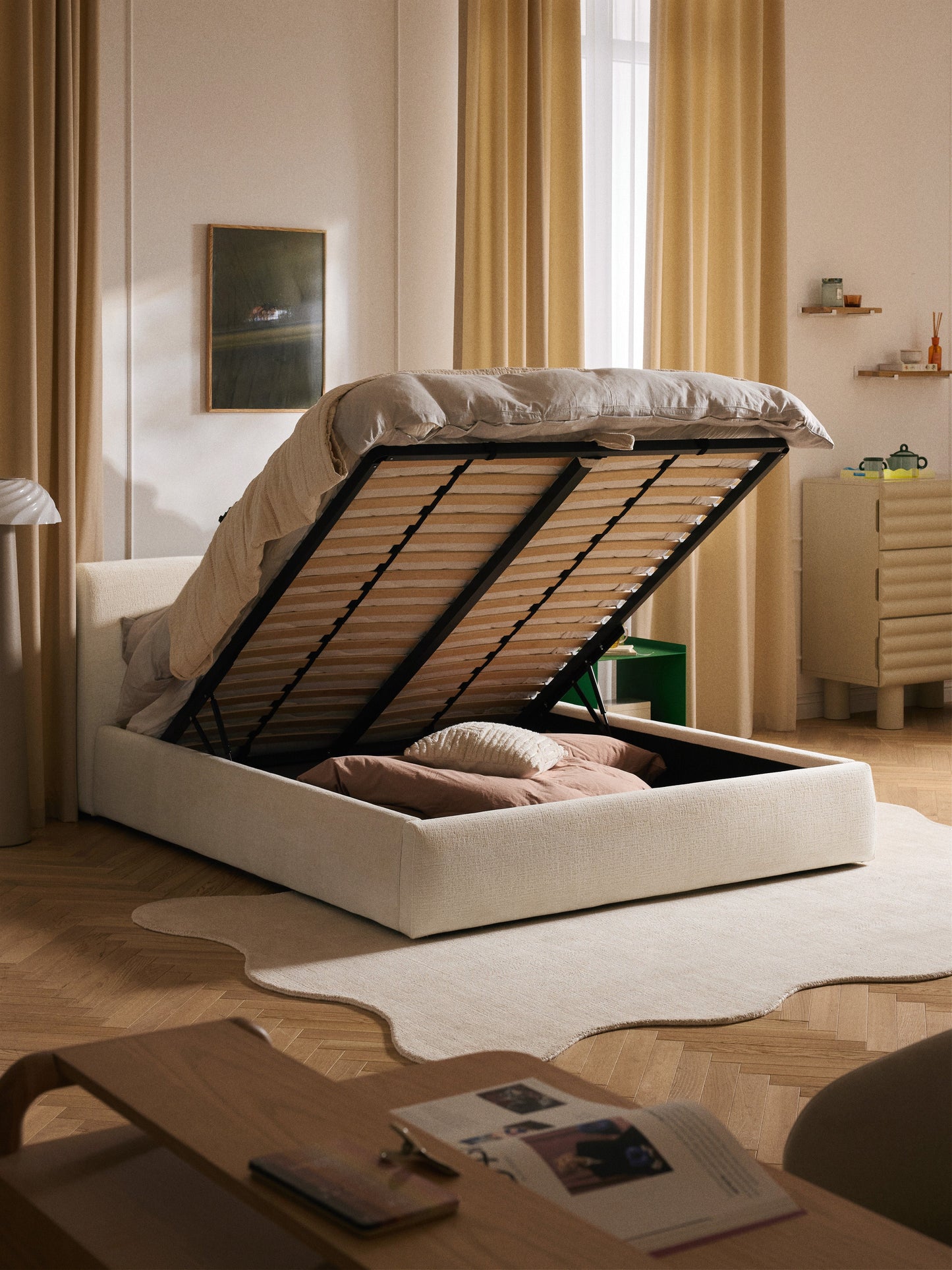 Cloud Upholstered Storage Bed