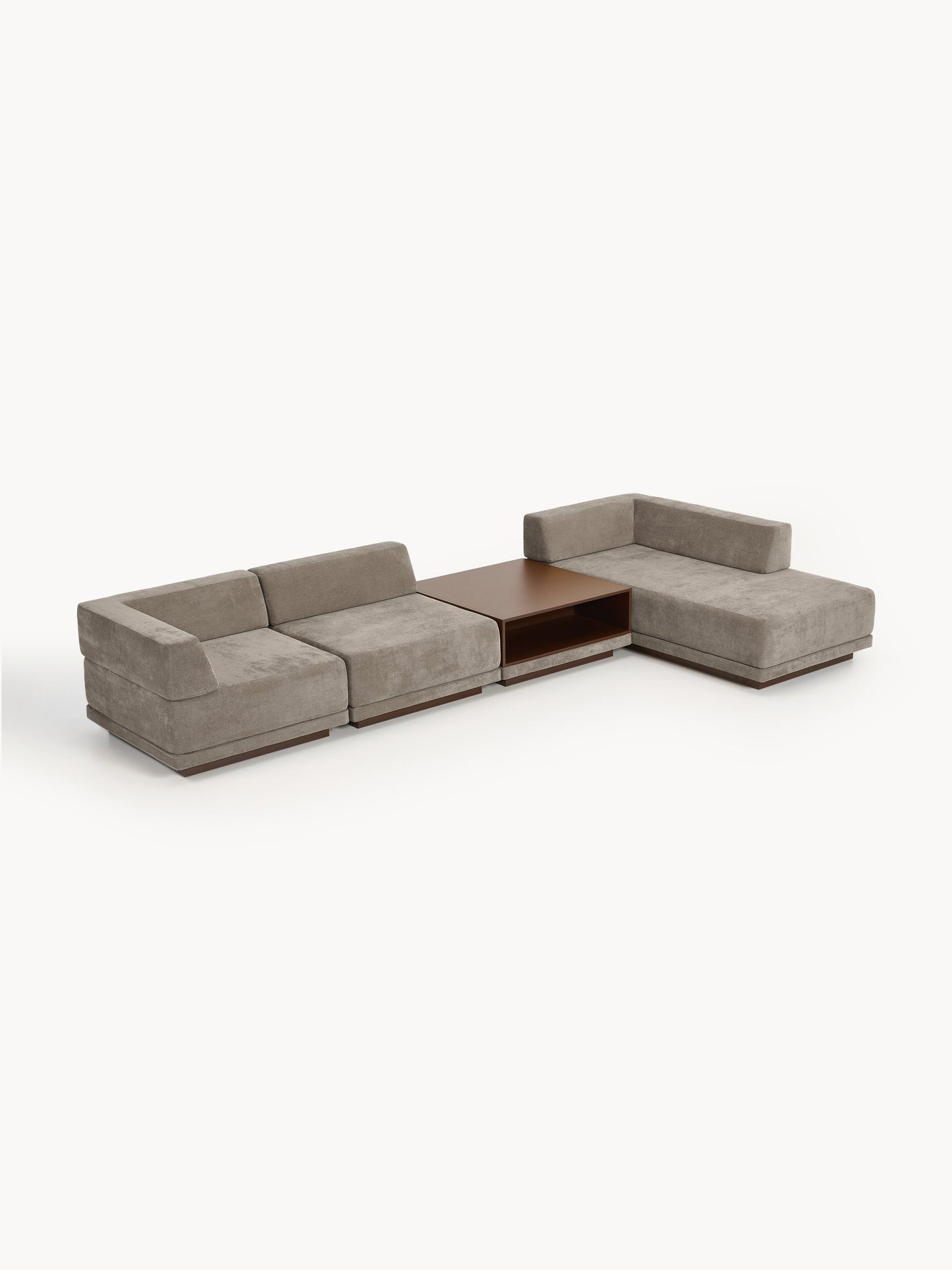 Colin 4-Seater Modular Corner Sofa with Coffee Table
