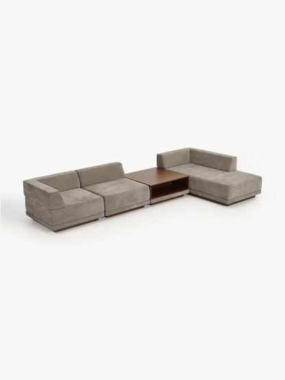 Colin 4-Seater Modular Corner Sofa with Coffee Table