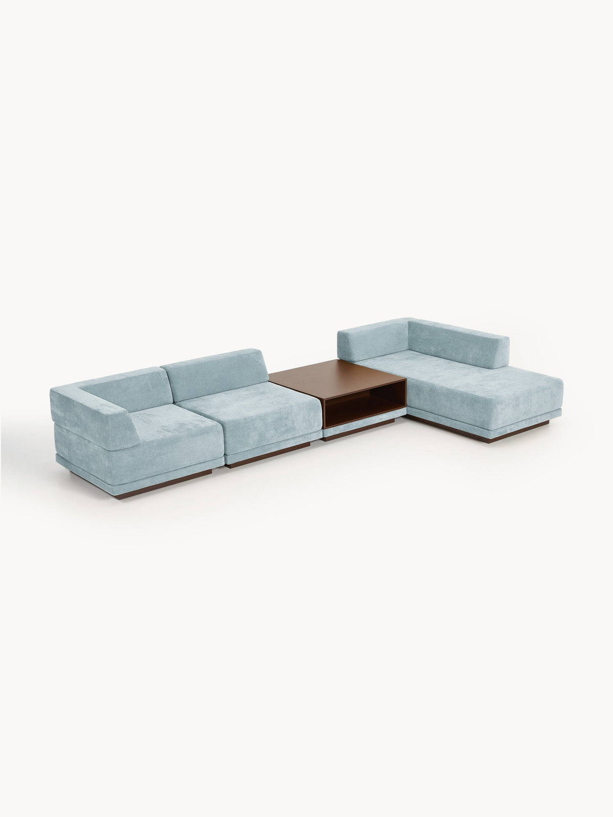 Colin 4-Seater Modular Corner Sofa with Coffee Table