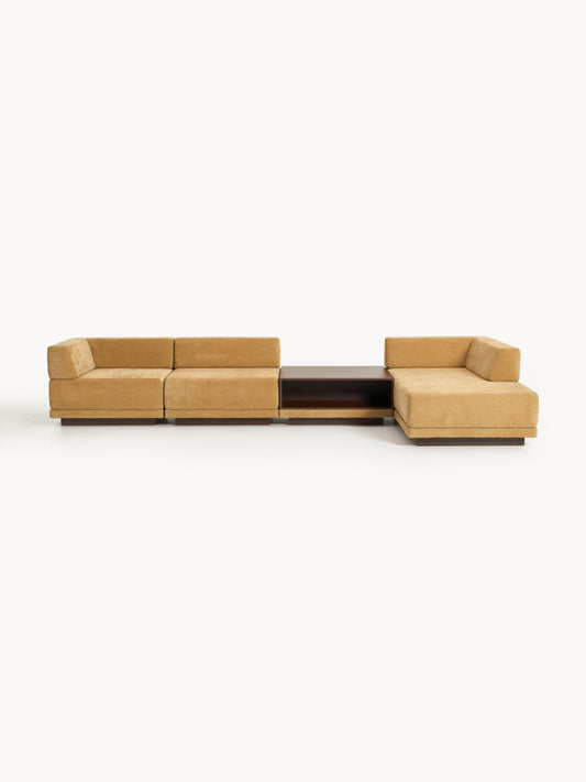 Colin 4-Seater Modular Corner Sofa with Coffee Table
