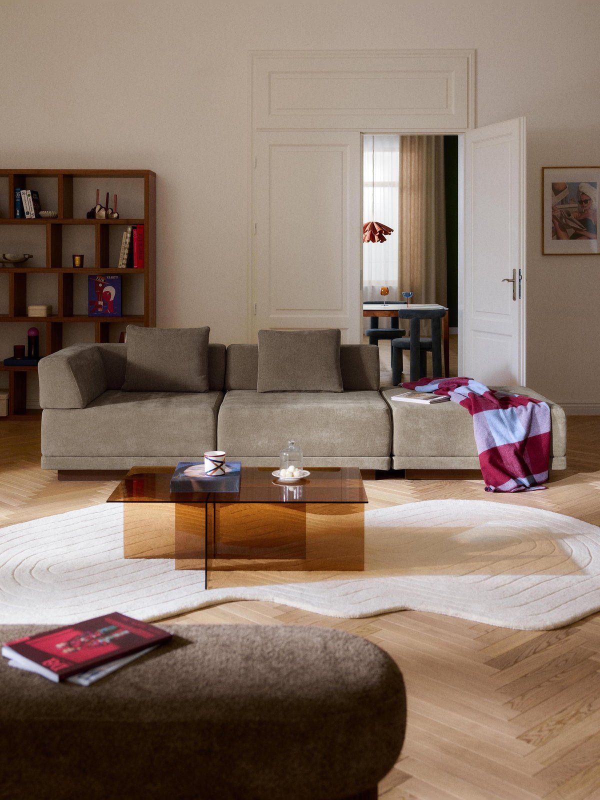 Colin 4-Seater Modular Sofa with Ottoman