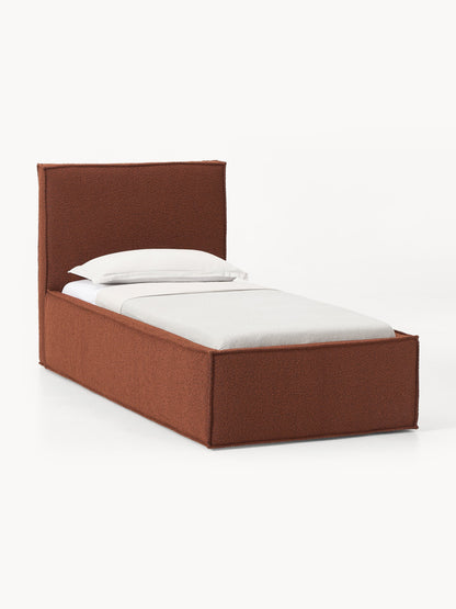 Dream Single Bed in Bouclé