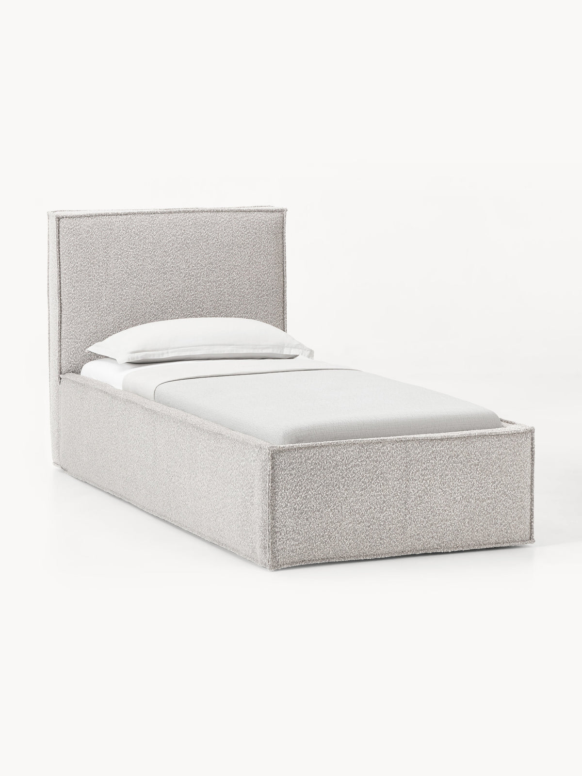 Dream Single Bed in Bouclé
