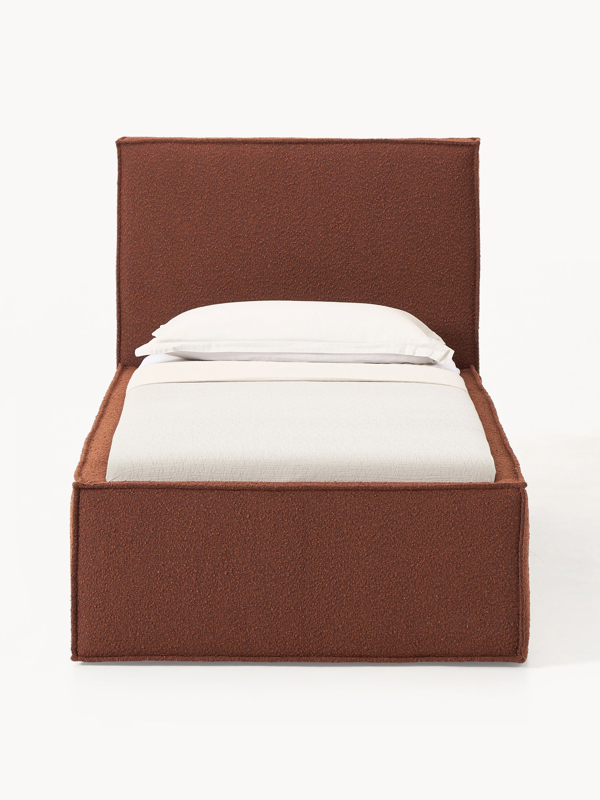 Dream Single Bed in Bouclé