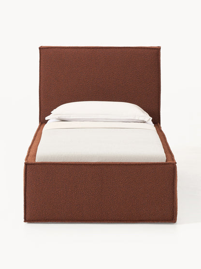 Dream Single Bed in Bouclé