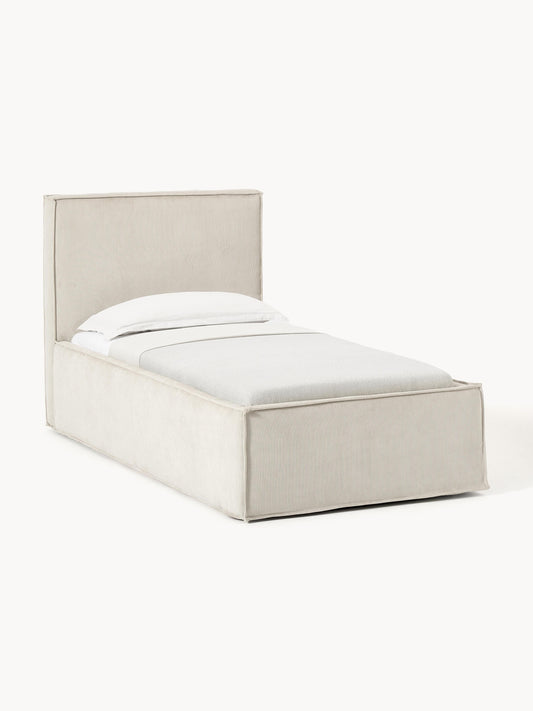 Dream Single Bed in Corduroy