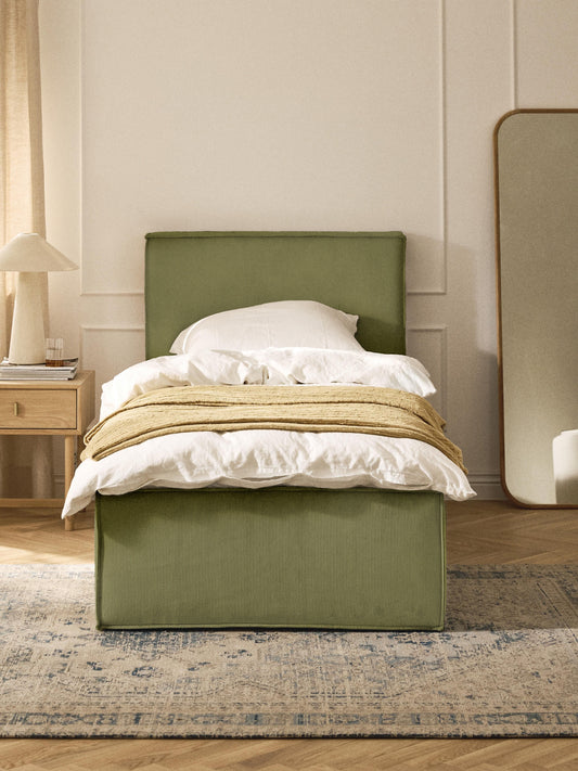 Dream Single Bed in Corduroy