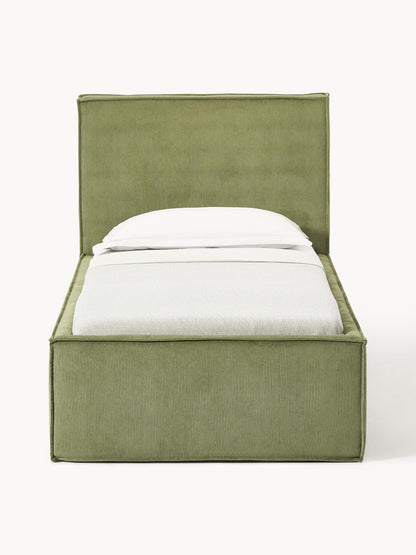 Dream Single Bed in Corduroy