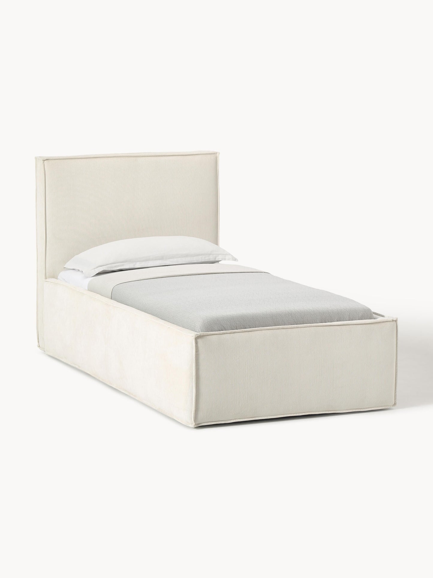Dream Single Storage Bed in Corduroy