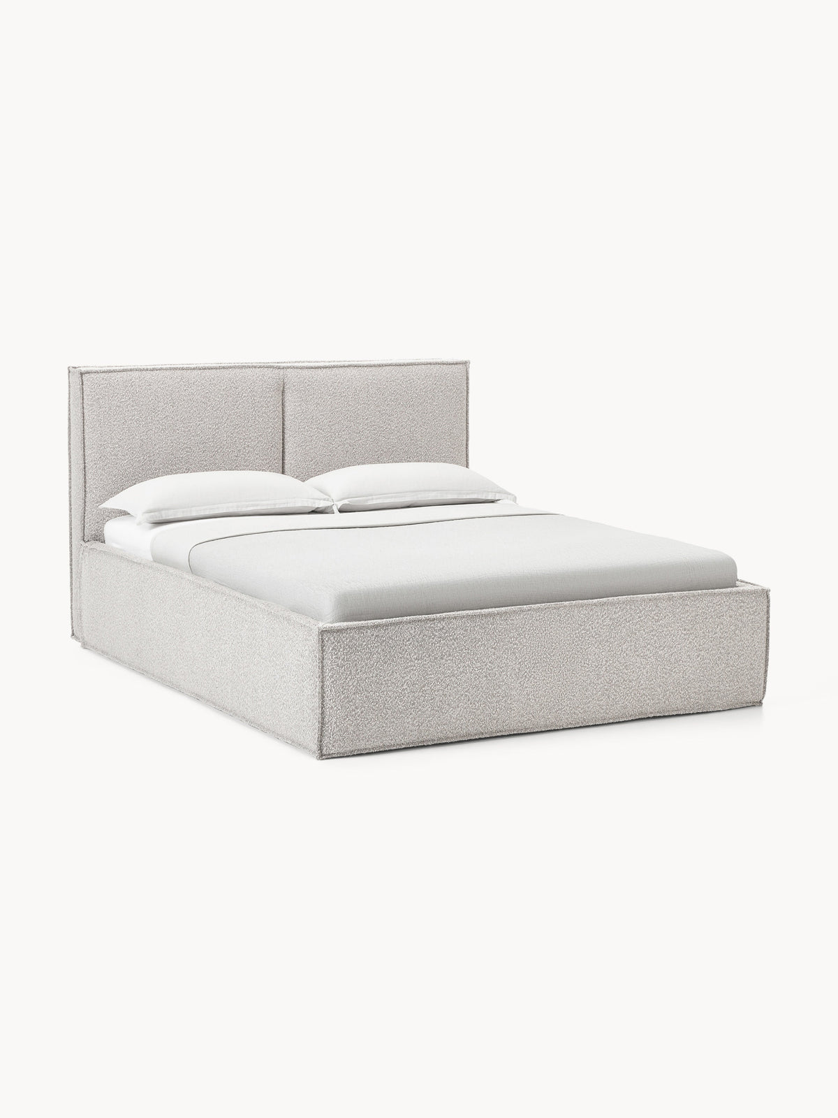 Dream Upholstered Bed in Bouclé