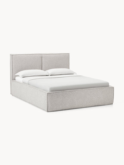 Dream Upholstered Bed in Bouclé