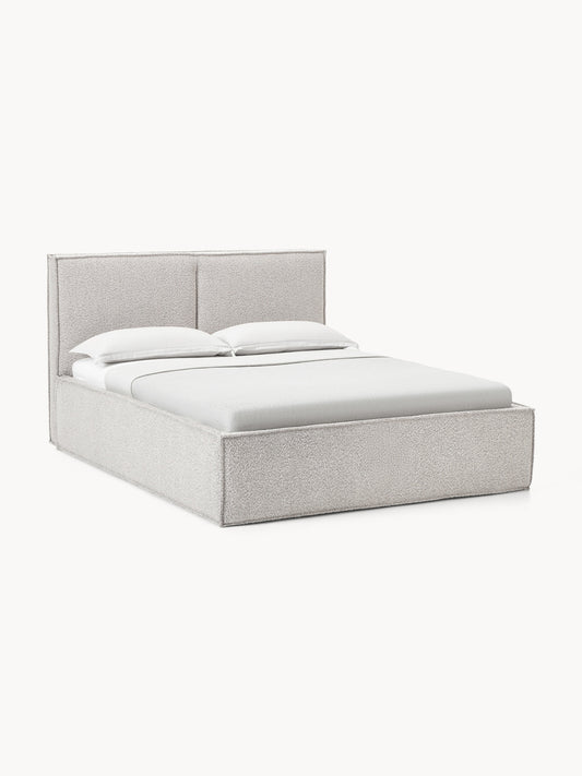 Dream Upholstered Bed in Bouclé
