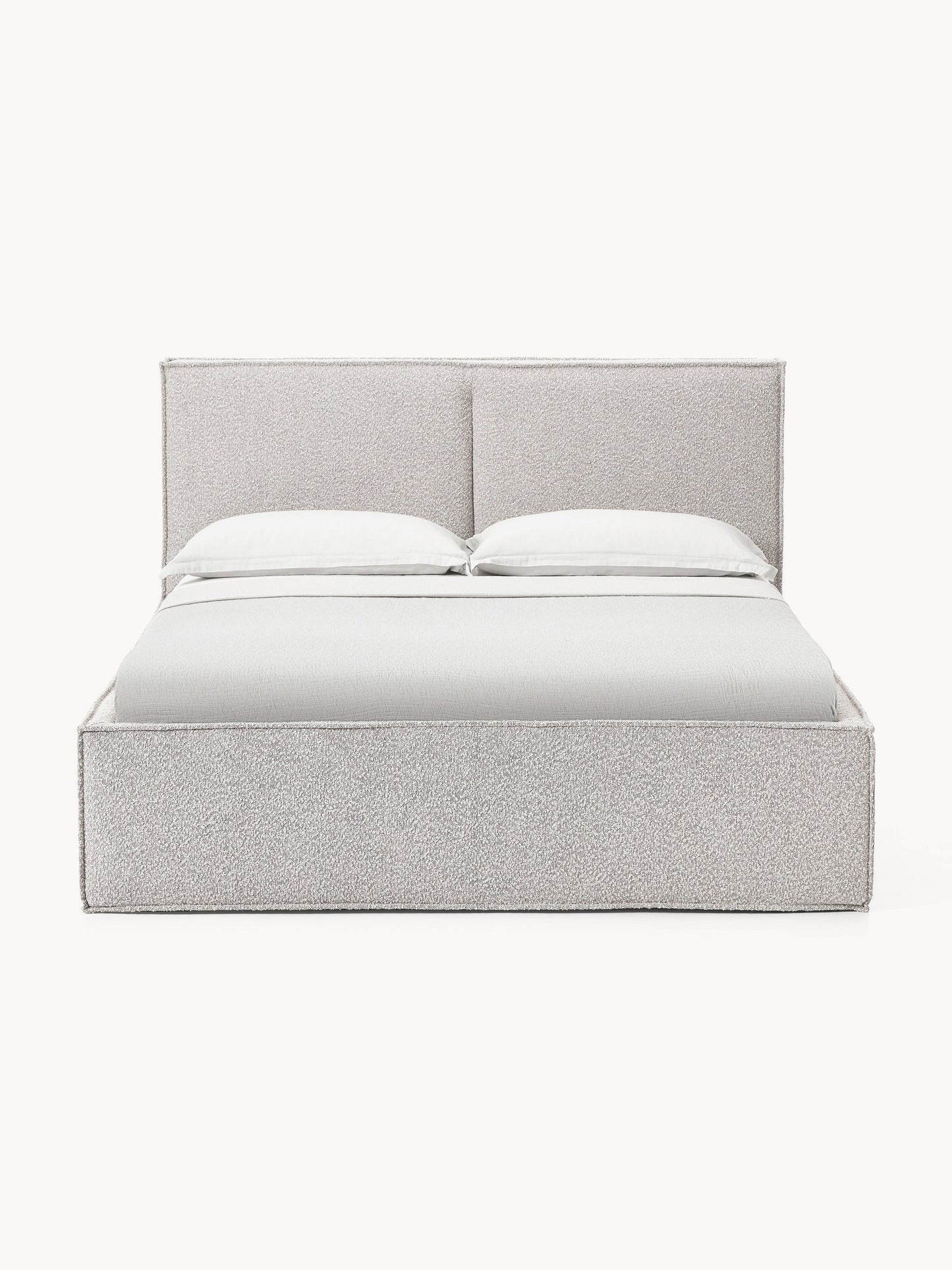 Dream Upholstered Bed in Bouclé