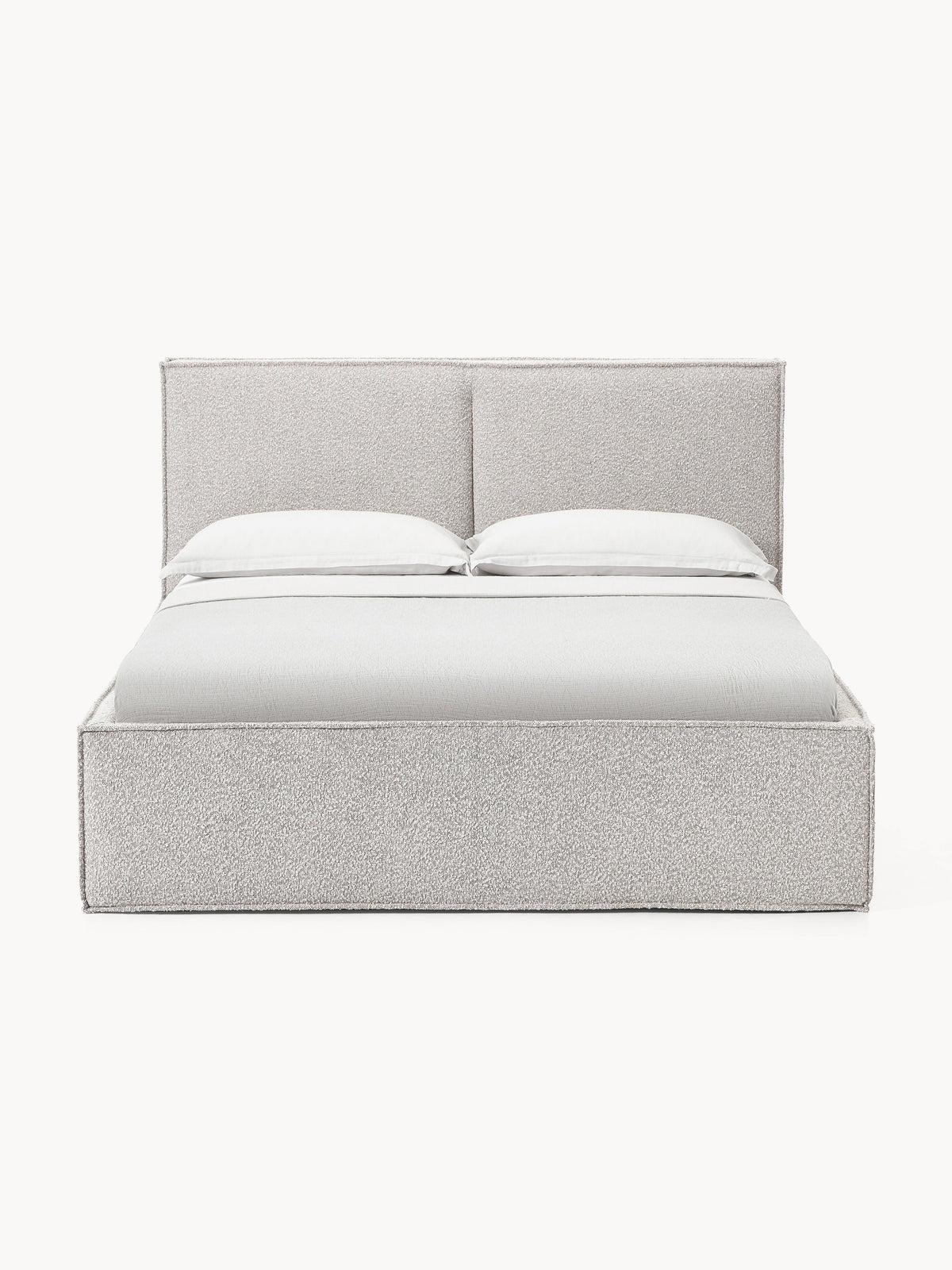 Dream Upholstered Bed in Bouclé