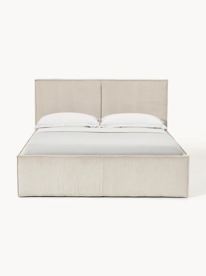 Dream Upholstered Bed in Corduroy