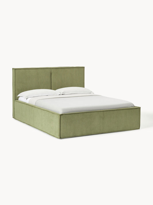 Dream Upholstered Storage Bed in Corduroy