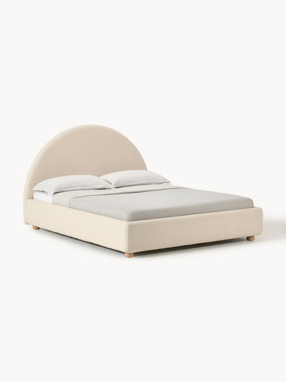 Ebba Upholstered Bed in Teddy