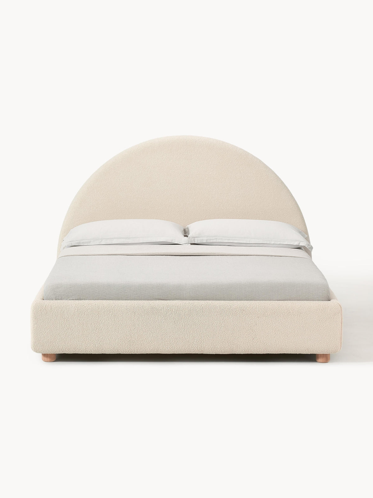 Ebba Upholstered Bed in Teddy