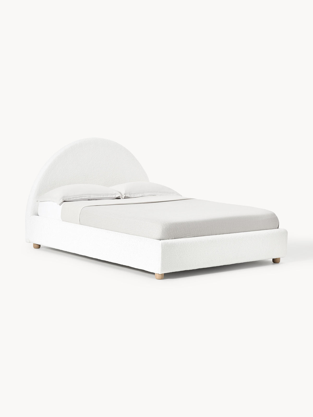 Ebba Upholstered Storage Bed in Teddy