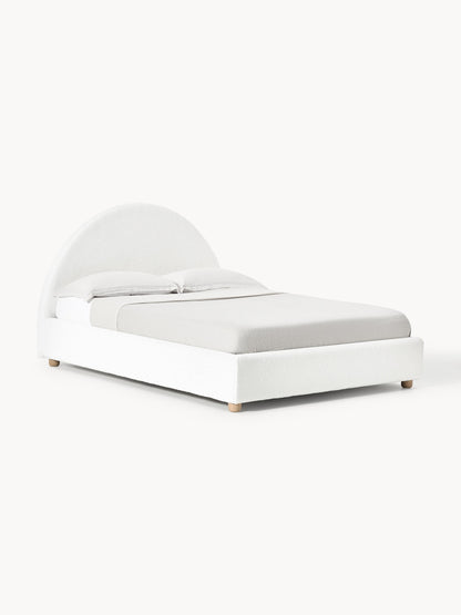 Ebba Upholstered Storage Bed in Teddy