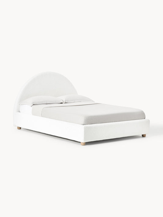 Ebba Upholstered Storage Bed in Teddy