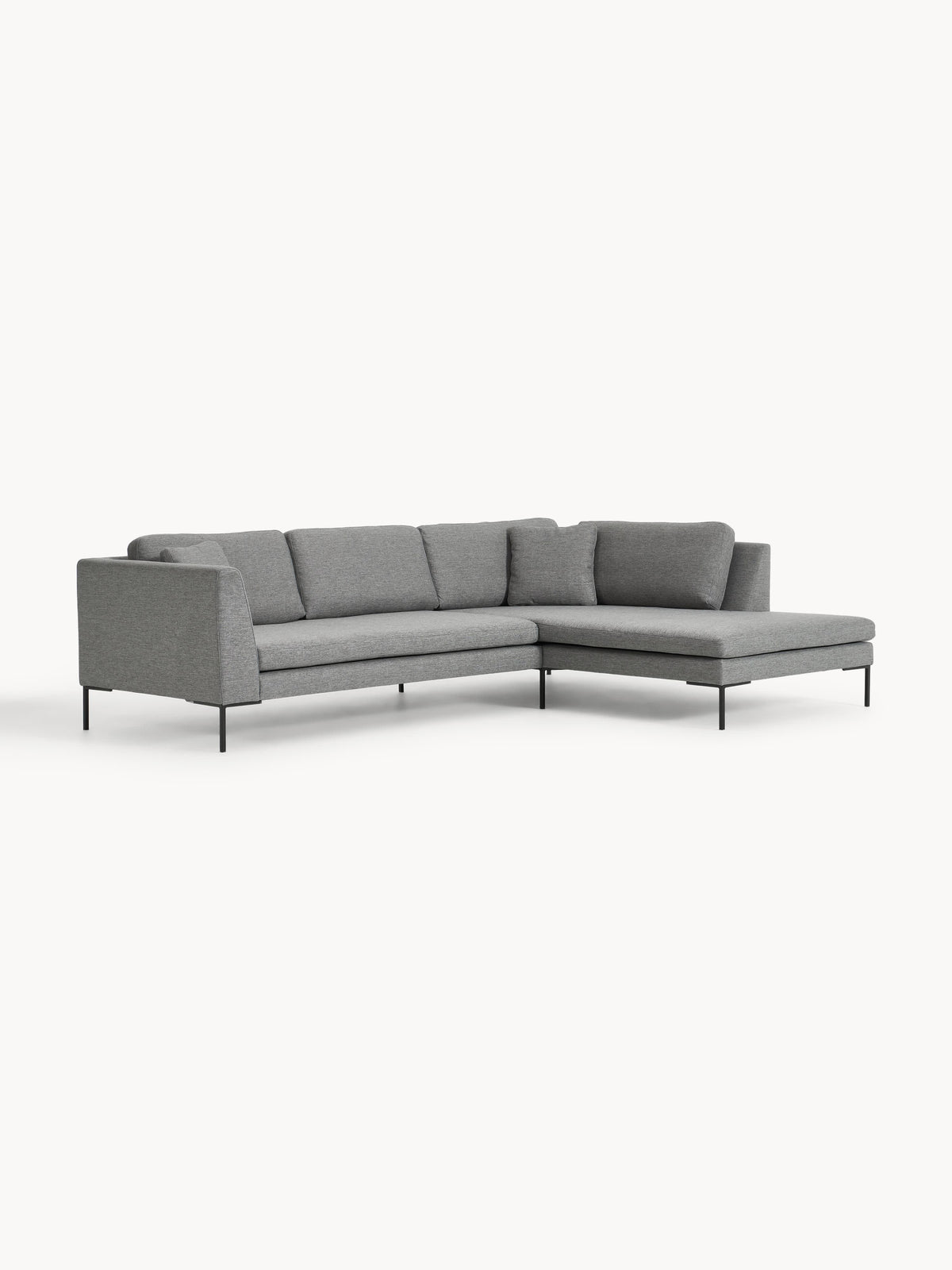 Emma Corner Sofa on Metal Legs