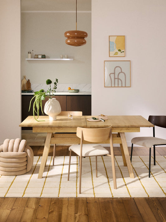 Ethan Dining Table, Extendable, 180 - 220 x 100 cm