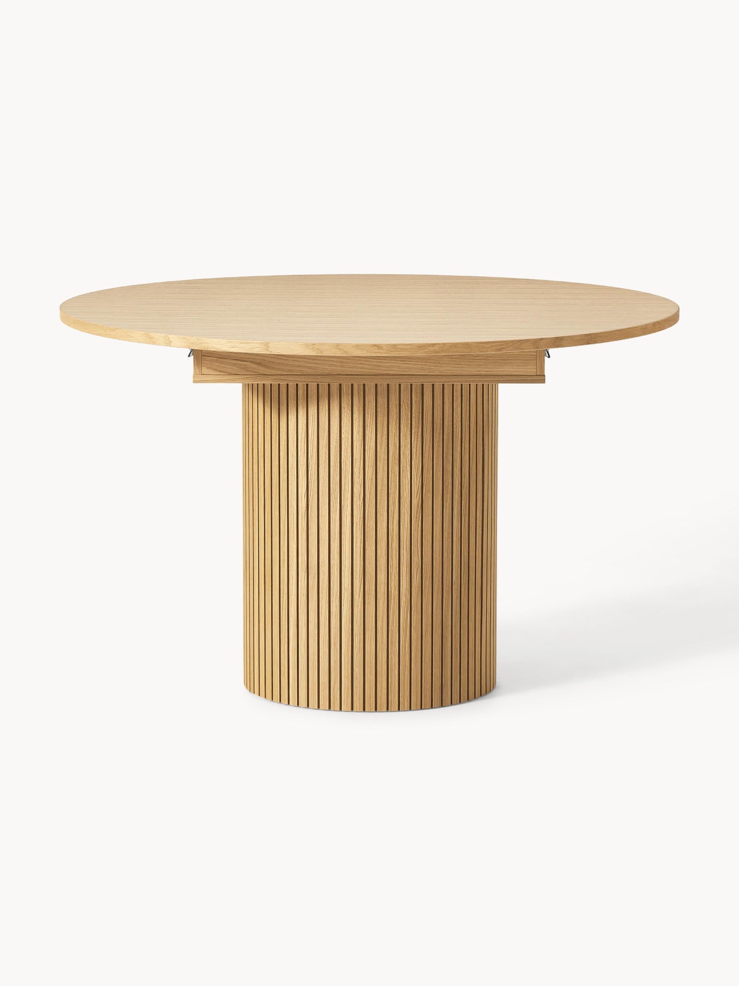Filo Grooved-Texture Extendable Dining Table, 120 - 160 x 75 cm