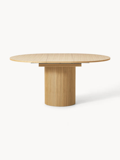 Filo Grooved-Texture Extendable Dining Table, 120 - 160 x 75 cm