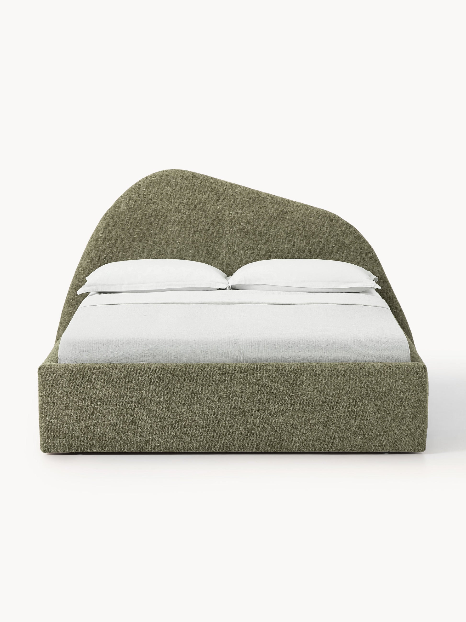 Gary Upholstered Bed in Bouclé