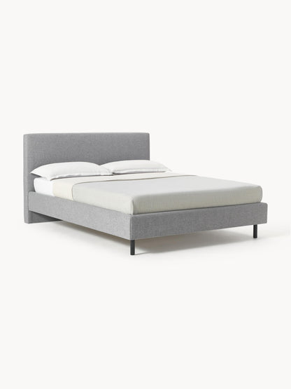 Giulia Upholstered Bed, Wooden Feet