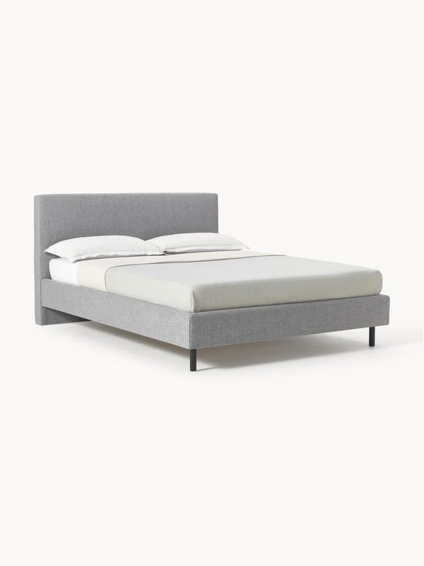 Giulia Upholstered Bed, Wooden Feet