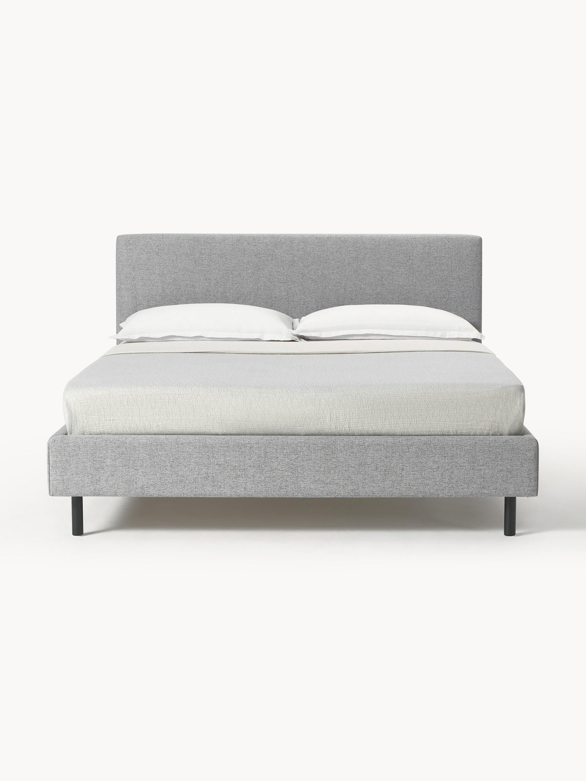 Giulia Upholstered Bed, Wooden Feet