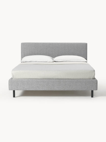 Giulia Upholstered Bed, Wooden Feet
