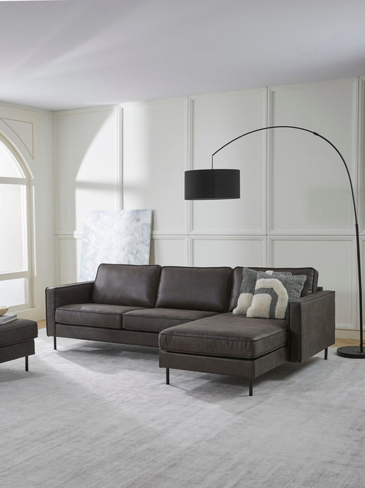 Hunter 3-Seater Corner Sofa in Leather