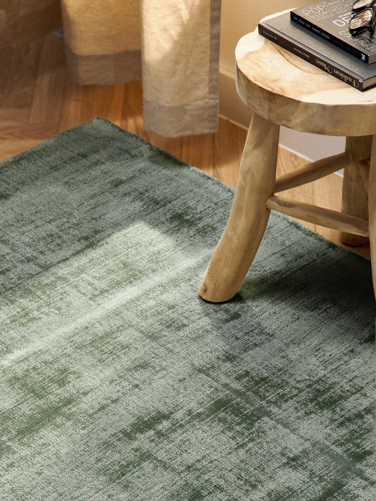 Jane Viscose Rug, Hand-Woven