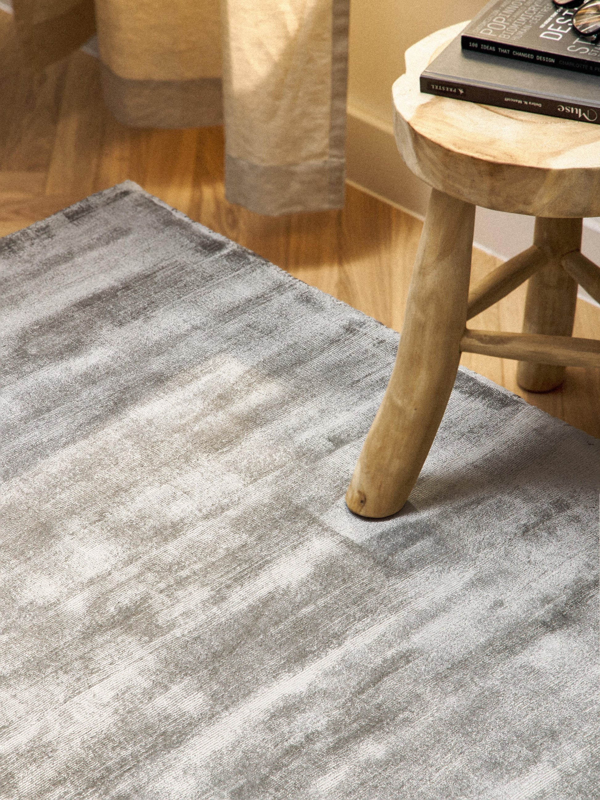 Jane Viscose Rug, Hand-Woven