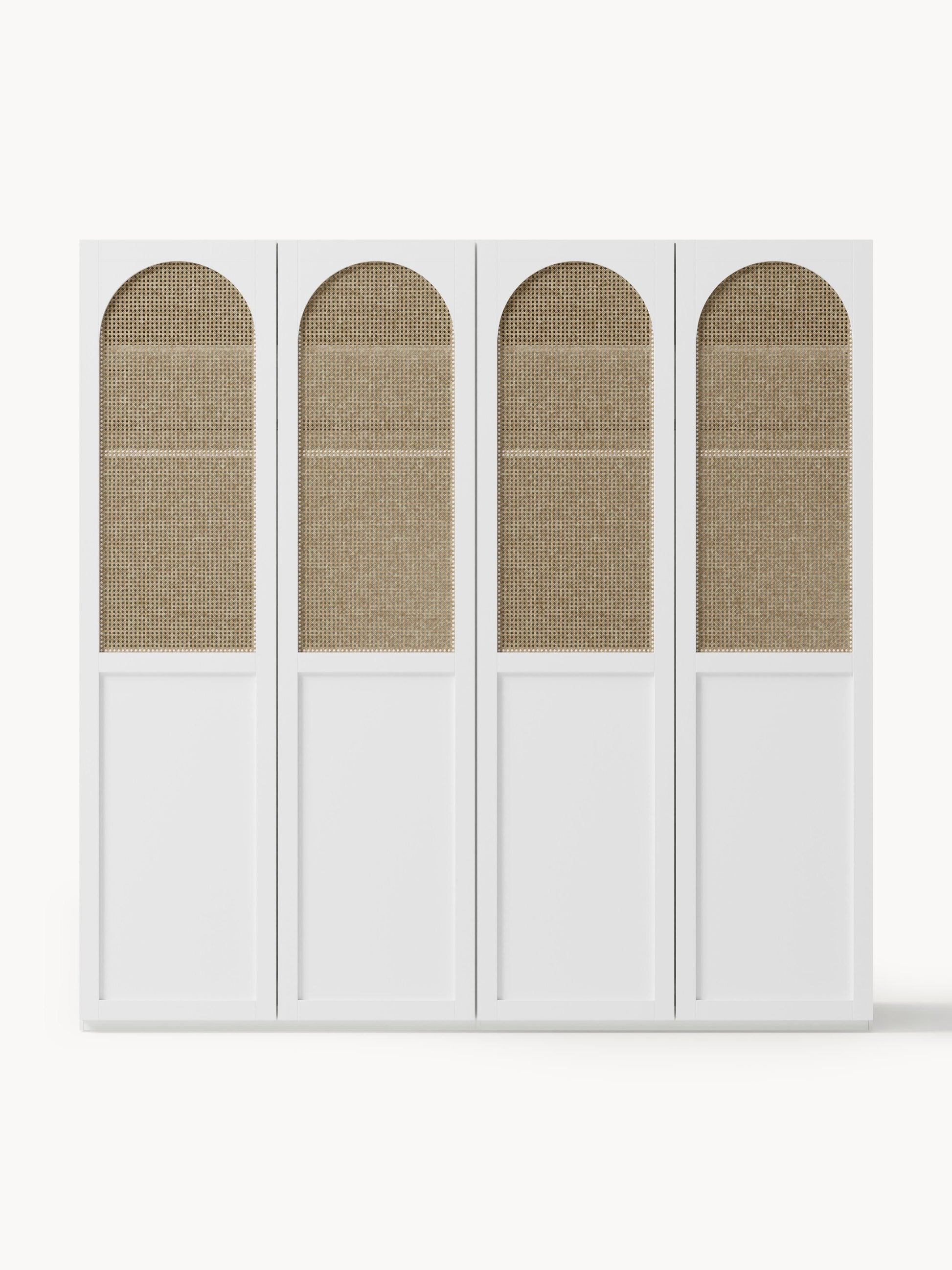Jeanne Hinged-Door Modular Wardrobe in Various Sizes, 200 cm Wide