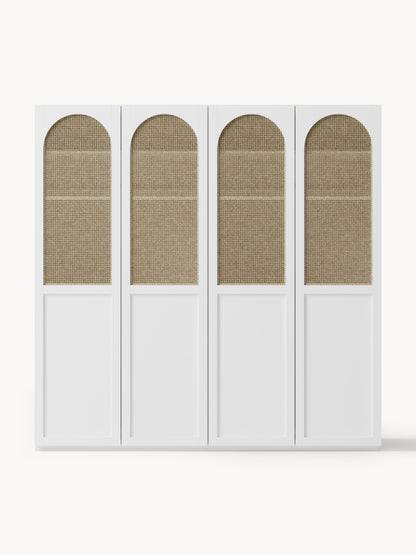 Jeanne Hinged-Door Modular Wardrobe in Various Sizes, 200 cm Wide