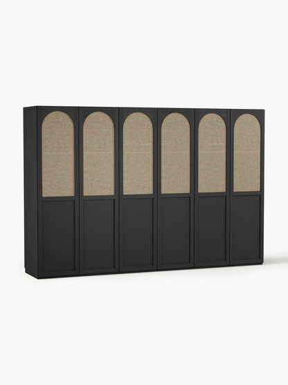 Jeanne Hinged-Door Modular Wardrobe in Various Sizes, 300 cm Wide