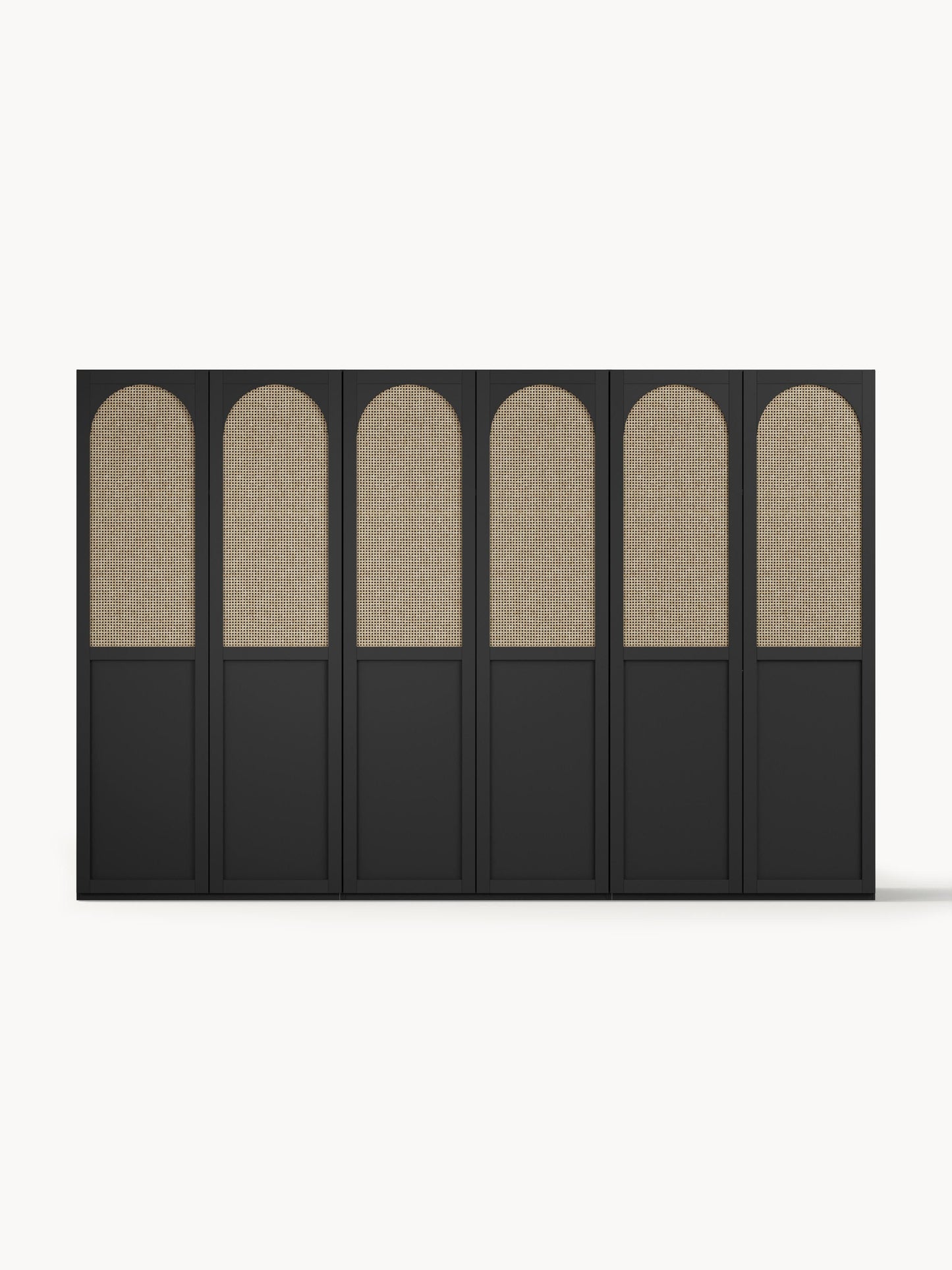 Jeanne Hinged-Door Modular Wardrobe in Various Sizes, 300 cm Wide
