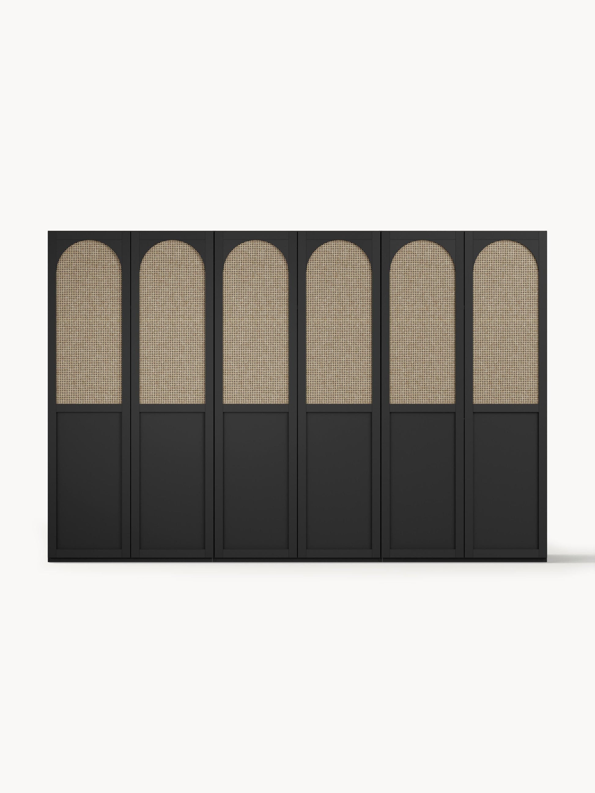 Jeanne Hinged-Door Modular Wardrobe in Various Sizes, 300 cm Wide
