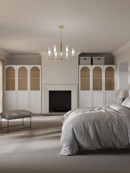 Jeanne Hinged-Door Modular Wardrobe in Various Sizes, 50 cm Wide