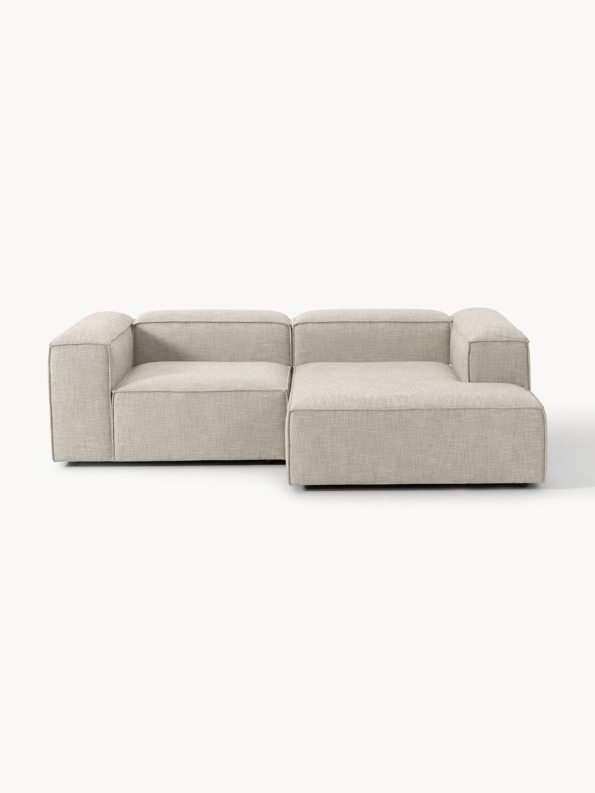 Lennon 2-Seater Modular Corner Sofa in Linen Blend