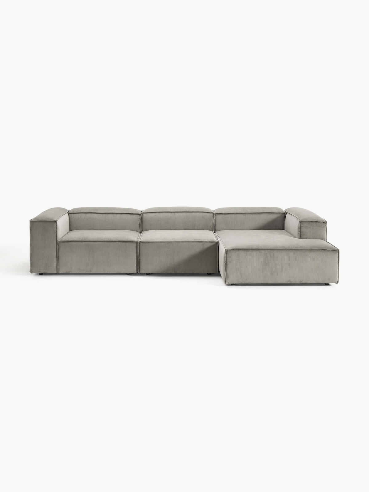 Lennon 4-Seater Modular Corner Sofa in Corduroy